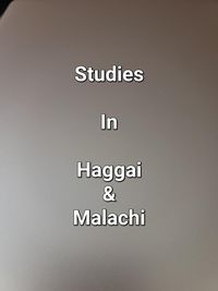 Produktbild: Studies In Haggai & Malachi