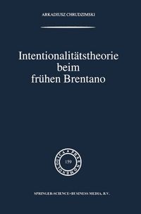 Produktbild: Intentionalit&auml;tstheorie beim fr&uuml;hen Brentano
