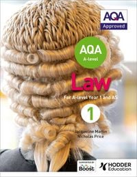 Produktbild: AQA A-level Law for Year 1/AS