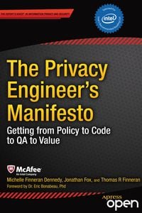Produktbild: The Privacy Engineer's Manifesto