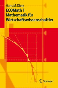 Produktbild: ECOMath 1 Mathematik f&uuml;r Wirtschaftswissenschaftler