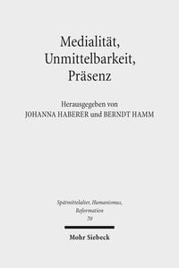 Produktbild: Medialit&auml;t, Unmittelbarkeit, Pr&auml;senz
