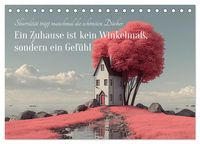 Produktbild: Ein Zuhause ist kein Winkelma&szlig;, sondern ein Gef&uuml;hl (Tischkalender 2026 DIN A5 quer), CALVENDO Monatskalender