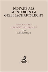 Produktbild: Notare als Mentoren im Gesellschaftsrecht