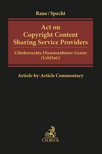 Produktbild: Act on Copyright Content Sharing Service Providers