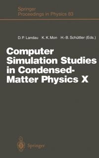 Produktbild: Computer Simulation Studies in Condensed-Matter Physics X