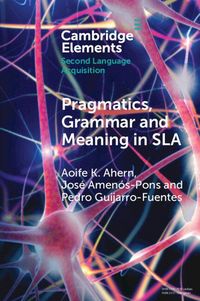 Produktbild: Pragmatics, Grammar and Meaning in SLA