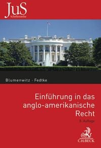 Produktbild: Einf&uuml;hrung in das anglo-amerikanische Recht
