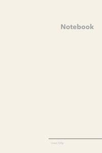 Produktbild: Lined College Ruled Notebook