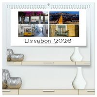 Produktbild: Lissabon - Alter macht sch&ouml;n (hochwertiger Premium Wandkalender 2026 DIN A2 quer), Kunstdruck in Hochglanz
