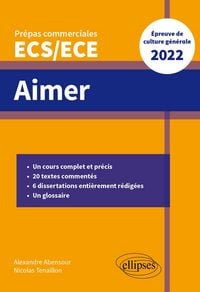 Produktbild: Aimer - &Eacute;preuve de culture g&eacute;n&eacute;rale - Pr&eacute;pas commerciales ECS/ECE 2022