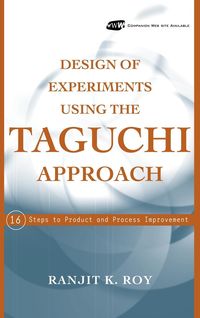 Produktbild: Design of Experiments Using the Taguchi Approach