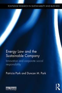 Produktbild: Energy Law and the Sustainable Company