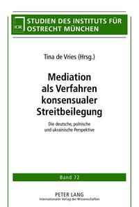 Produktbild: Mediation als Verfahren konsensualer Streitbeilegung
