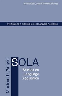 Produktbild: Investigations in Instructed Second Language Acquisition