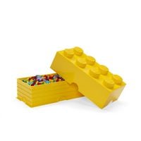 Produktbild: LEGO Aufbewahrungsstein 8 Noppen Gelb