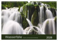 Produktbild: WASSERF&Auml;LLE - Sanfte und tosende Sch&ouml;nheiten (Wandkalender 2026 DIN A3 quer), CALVENDO Monatskalender