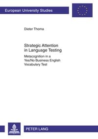 Produktbild: Strategic Attention in Language Testing