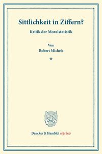 Produktbild: Sittlichkeit in Ziffern?