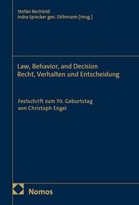Produktbild: Law, Behavior, and Decision &ndash; Recht, Verhalten und Entscheidung