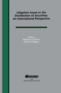 Produktbild: Litigation Issues in Distribution of Securities: An International Perspective