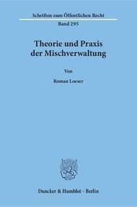 Produktbild: Theorie und Praxis der Mischverwaltung.
