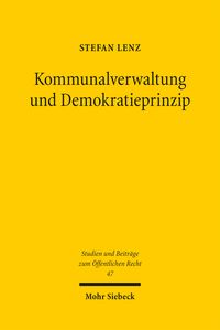 Produktbild: Kommunalverwaltung und Demokratieprinzip