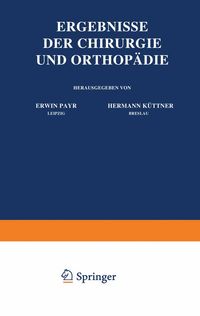 Produktbild: Ergebnisse der Chirurgie und Orthop&auml;die