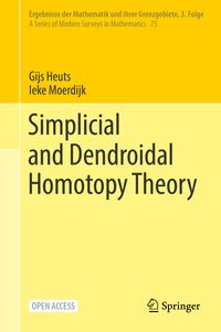 Produktbild: Simplicial and Dendroidal Homotopy Theory