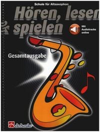 Produktbild: H&ouml;ren, lesen & spielen Gesamtausgabe Altsaxophon