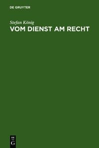 Produktbild: Vom Dienst am Recht