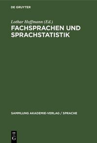 Produktbild: Fachsprachen und Sprachstatistik
