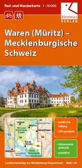 Produktbild: Rad- und Wanderkarte Waren (M&uuml;ritz) - Mecklenburgische Schweiz