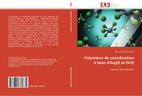 Produktbild: Polym&egrave;res de coordination &agrave; base d'Arg(I) et Or(I)