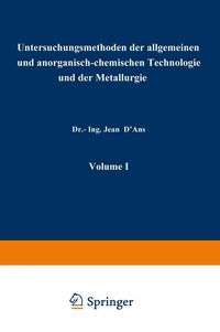 Produktbild: Untersuchungsmethoden der allgemeinen und anorganisch-chemischen Technologie und der Metallurgie