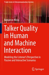 Produktbild: Talker Quality in Human and Machine Interaction