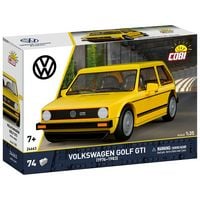 Produktbild: COBI 24663 - Volkswagen Golf GTI (1976-1983), gelb, Bausatz 1:35, 74 Klemmbausteine