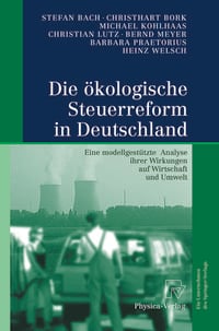 Produktbild: Die &ouml;kologische Steuerreform in Deutschland