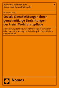 Produktbild: Soziale Dienstleistungen durch gemeinn&uuml;tzige Einrichtungen der Freien Wohlfahrtspflege