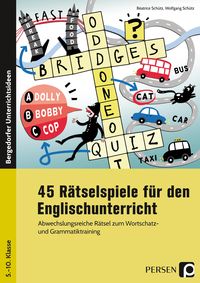 Produktbild: 45 R&auml;tselspiele f&uuml;r den Englischunterricht