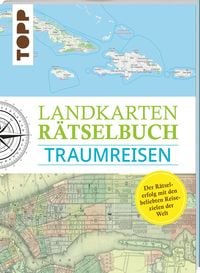 Produktbild Landkarten Rätselbuch – Traumreisen