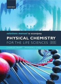 Produktbild: Solutions Manual to accompany Physical Chemistry for the Life Sciences