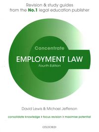 Produktbild: Lewis, D: Employment Law Concentrate