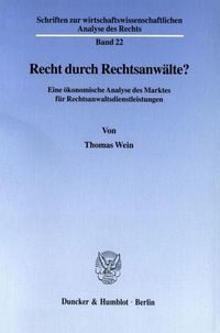 Produktbild: Recht durch Rechtsanw&auml;lte?