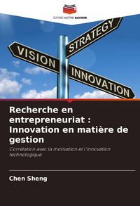 Produktbild: Recherche en entrepreneuriat : Innovation en mati&egrave;re de gestion
