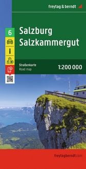 Produktbild: freytag & berndt Stra&szlig;enkarte Land Salzburg - Salzkammergut 1:200.000