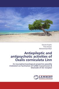 Produktbild: Antiepileptic and antipsychotic activities of Oxalis corniculata Linn