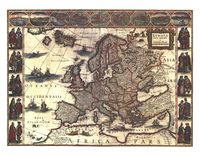 Produktbild: Blaeu's Map of Europe von 1620 (Digitaldruck)