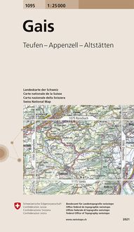 Produktbild: Swisstopo 1 : 25 000 Gais