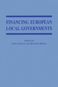 Produktbild: Financing European Local Government